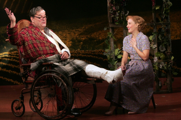Bill Nolte and Mamie Parris in Goodspeed's THE MOST HAPPY FELLA. (c)Diane Sobolewski