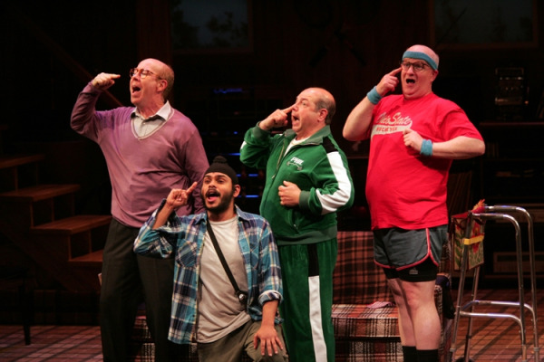 D.C. Anderson, Rohan Kymal, Danny Rutigliano and Wally Dunn in Goodspeed's The Fabulous Lipitones. (c)Diane Sobolewski