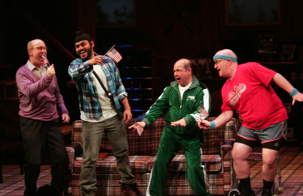 D.C. Anderson, Rohan Kymal, Danny Rutigliano and Wally Dunn in Goodspeed's The Fabulous Lipitones. (c)Diane Sobolewski