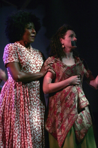 Harriett D. Foy and Stacie Morgain Lewis in Goodspeeds LMNOP. (c) Diane Sobolewski