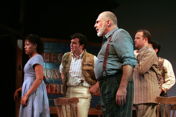 Lilli Cooper, Aaron Serotsky, John Herrera, Michael DiLiberto and Kevin Melendez in Goodspeeds LMNOP. (c) Diane Sobolewski