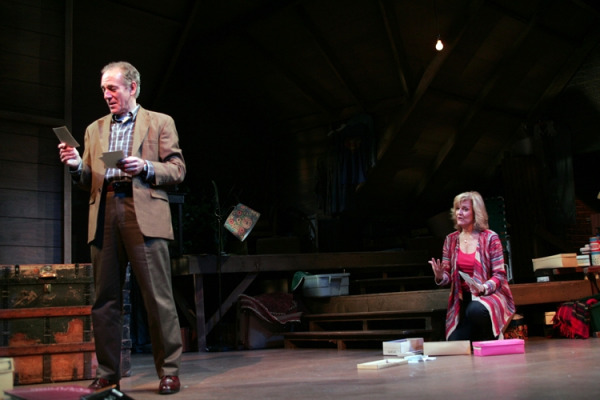 Mark Jacoby and Karen Mason in Goodspeed's SNAPSHOTS. (c)Diane Soblewski