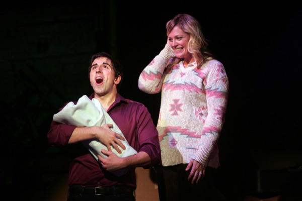 Matthew Scott and Elizabeth Stanley in Goodspeed's SNAPSHOTS. (c)Diane Soblewski