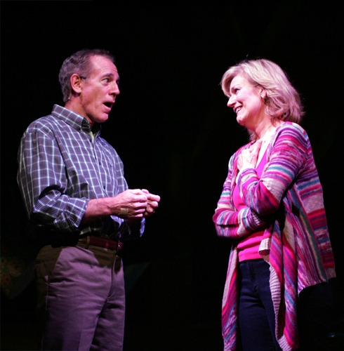 Mark Jacoby and Karen Mason in Goodspeed's SNAPSHOTS. (c)Diane Soblewski