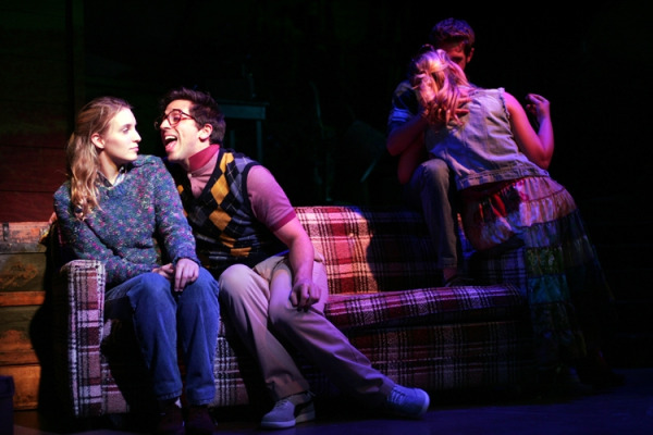 Ephie Aardema, Matthew Scott, Dan DeLuca and Elizabeth Stanley in Goodspeed's SNAPSHOTS. (c)Diane Soblewski