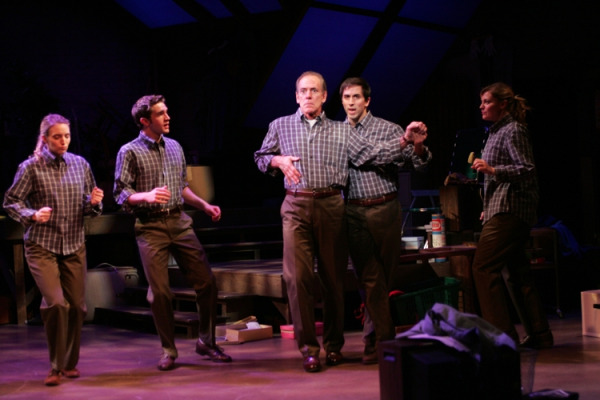 Ephie Aardema, Dan DeLuca, Mark Jacoby, Matthew Scott and Elizabeth Stanley in Goodspeed's SNAPSHOTS. (c)Diane Soblewski