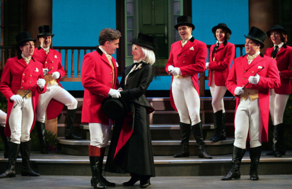 James Lloyd Reynolds, Louise Pitre and the cast of Goodspeed's MAME. (c) Diane Sobolewski