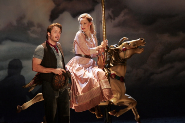 James Snyder and Erin Davie in Goodspeed's CAROUSEL. (c)Diane Sobolewski