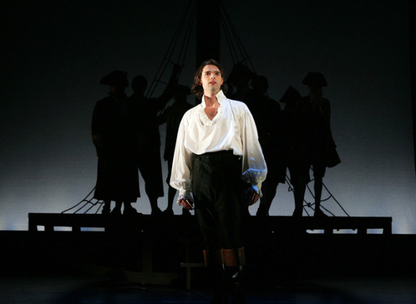 Chris Peluso and the cast of Goodspeeds Amazing Grace. (c)Diane Sobolewski.