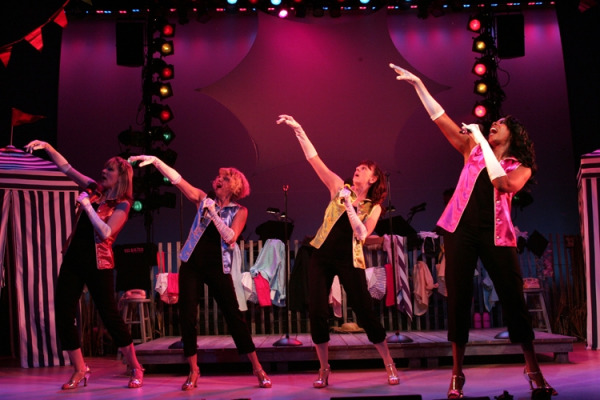 Lori Hammel, Karyn Quackenbush, Regina LeVert, and Meghan Duffy in Goodspeed's show THE BIKINIS. (c)Diane Sobolewski
