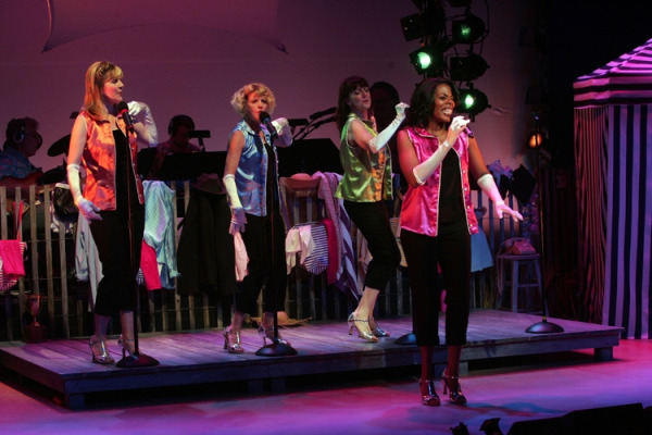 Lori Hammel, Karyn Quackenbush, Meghan Duffy, and Regina LeVert in Goodspeed's THE BIKINIS. (c)Diane Sobolewski