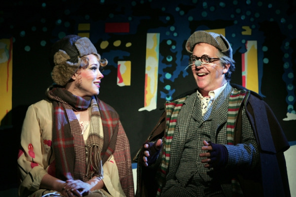 Emily Skinner and David Beach in Goodspeed's The Great American Mousical. (c) Diane Sobolewski.