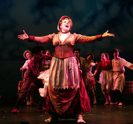 Emily Skinner and the cast of Goodspeed's The Great American Mousical. (c) Diane Sobolewski.