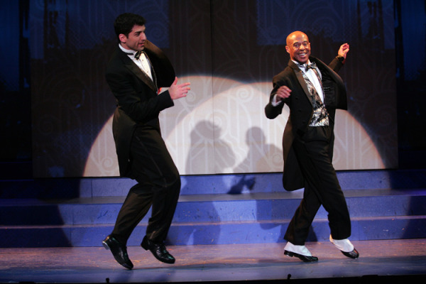 Tony Yazbeck and Alde Lewis Jr. in Goodspeed Muscials MY ONE AND ONLY. (c) Diane Sobolewski.