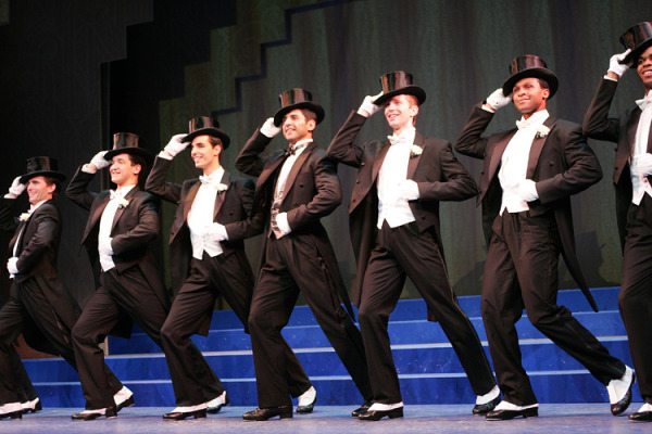 The cast of Goodspeed Musicals' MY ONE AND ONLY production. (c) Diane Sobolewski