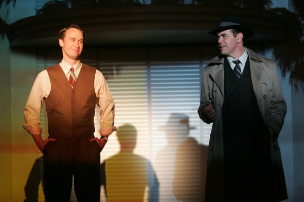 D.B. Bonds & Burke Moses in Goodspeed Musicals' City of Angels. (c) Diane Sobolewski.