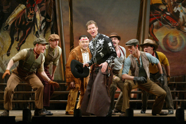Kevin Earley and the Cast of Goodspeed's Annie Get Your Gun. (c) Diane Sobolewski.