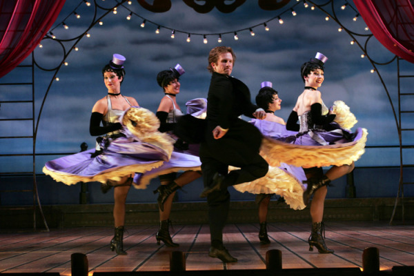 Robin Masella, Kara Kimmer, Justin Urso, Amy Shure and Dana Winkle in Goodspeed Musicals' CARNIVAL! (c) Diane Sobolewski.