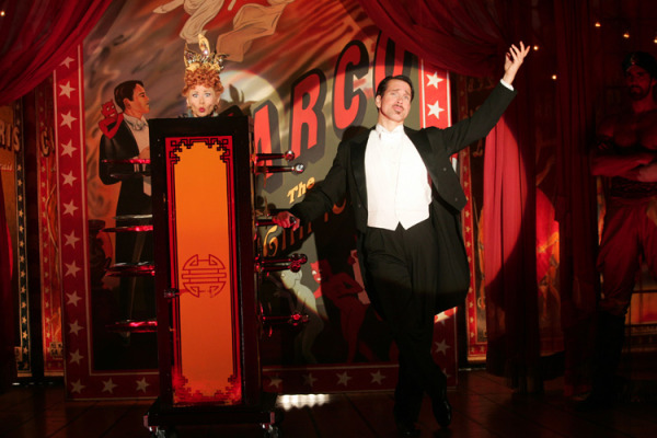 Michelle Blakely and Mike McGowan in Goodspeed Musicals' CARNIVAL! (c) Diane Sobolewski.