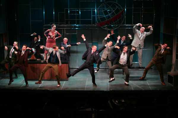 Brotherhood of Man - The Cast of Goodspeed Musicals How To Succeed in Business Without Really Trying. (c) Diane Sobolewski.