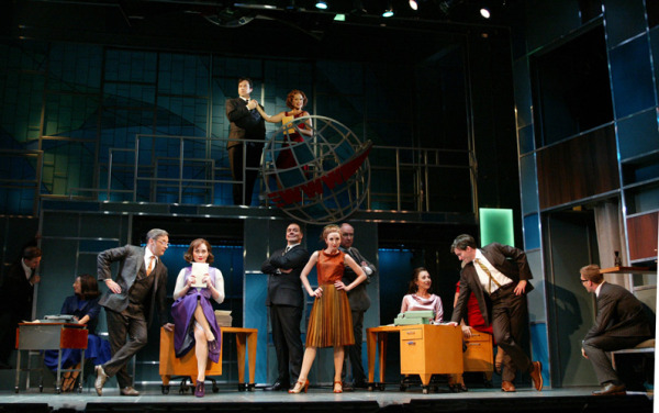 The Cast of Goodspeed Musicals How To Succeed in Business Without Really Trying production. (c) Diane Sobolewski.
