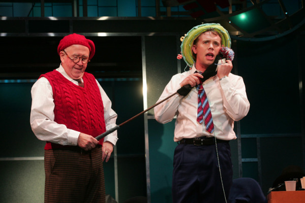 Grand Old Ivy - Ronn Carroll and Brian Sears in Goodspeed Musicals How To Succeed in Business Without Really Trying. (c) Diane Sobolewski.