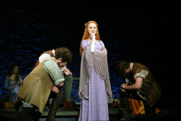 Erin Davies and the cast of Goodspeed Musicals' CAMELOT. (c) Diane Sobolewski.