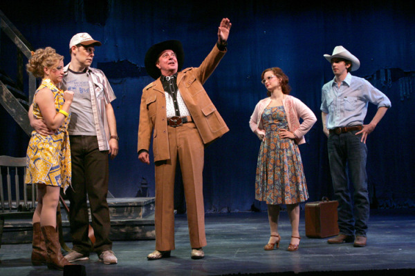 The cast of Goodspeed Musicals' LUCKY GUY. (c) Diane Sobolewski.