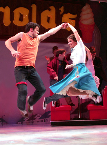 Lannon Killea and Savannah Wise in Goodspeed Musicals' HAPPY DAYS. (c) Diane Sobolewski.