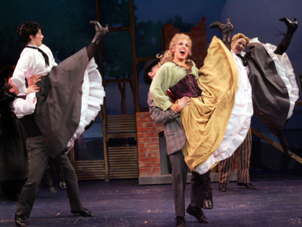 The cast of Goodspeed Musicals' HALF A SIXPENCE. (c) Diane Sobolewski.