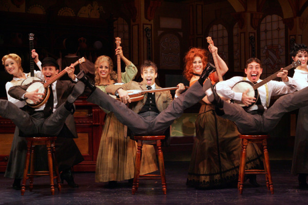 The cast of Goodspeed Musicals' production HALF A SIXPENCE. (c) Diane Sobolewski.