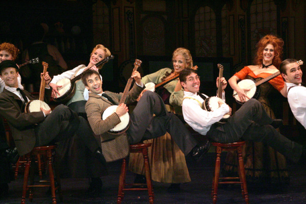 The cast of Goodspeed Musicals' show HALF A SIXPENCE. (c) Diane Sobolewski.