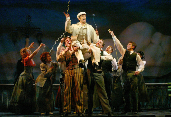 The cast of Goodspeed Musicals' HALF A SIXPENCE. (c)Diane Sobolewski.