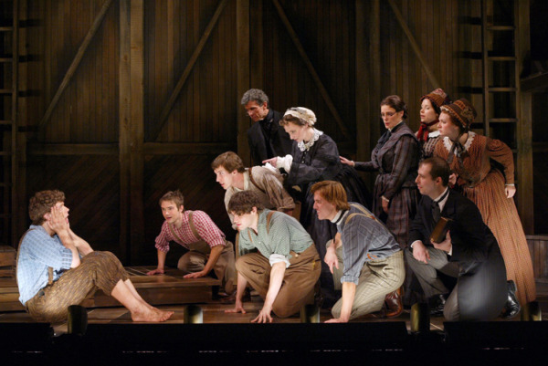 The cast of Goodspeed Musicals' BIG RIVER. (c) Diane Sobolewski.