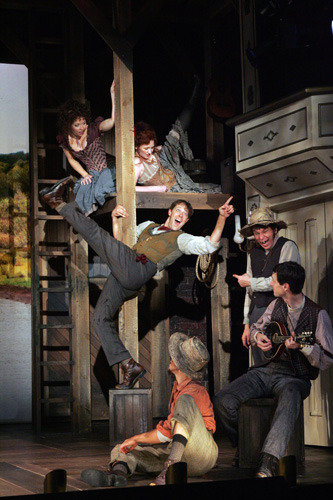 The cast of Goodspeed Musicals' show BIG RIVER. (c) Diane Sobolewski.