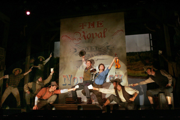 The cast of Goodspeed Musicals' BIG RIVER production. (c) Diane Sobolewski.