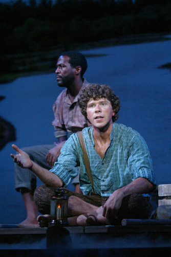 The cast of Goodspeed Musicals' production BIG RIVER production. (c) Diane Sobolewski.