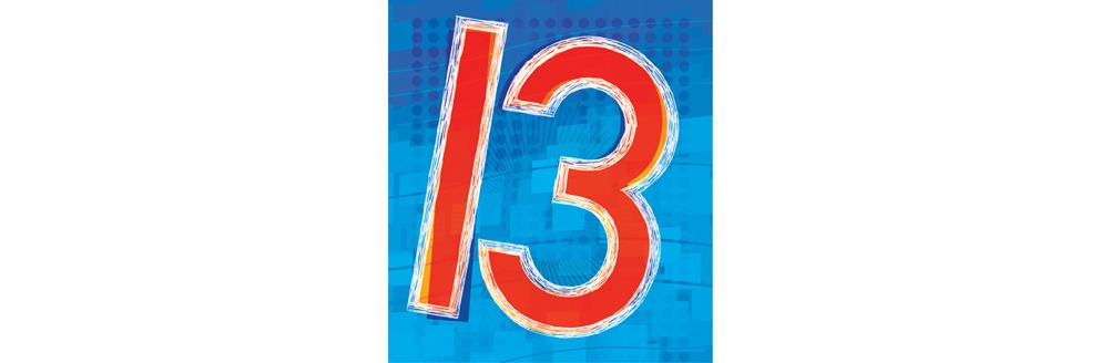 13 show poster