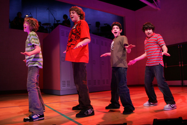 Cast of Goodspeed Musicals' 13. (c) Diane Sobolewski.