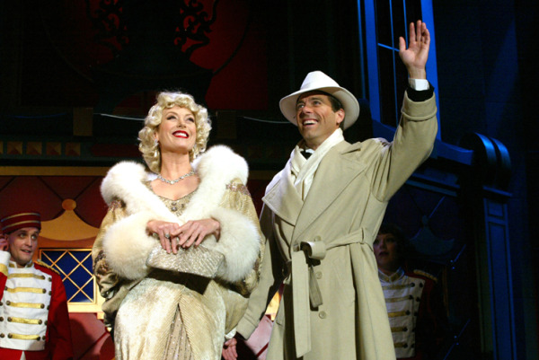 Stacey Logan and David Elder in Goodspeed's SINGIN' IN THE RAIN. (c)Diane Sobolewski.