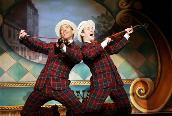 David Elder and Scott Barnhardt in Goodspeed's production SINGIN' IN THE RAIN. (c)Diane Sobolewski.