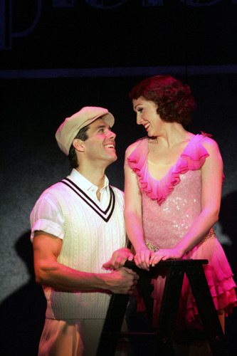 David Elder and Sarah Jane Everman in Goodspeed's SINGIN' IN THE RAIN. (c)Diane Sobolewski.