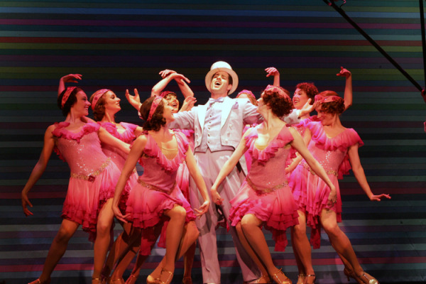The Cast of Goodspeed's show SINGIN' IN THE RAIN. (c)Diane Sobolewski.
