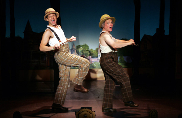 Stephen Bienskie and Ken Jennings  in Goodspeed's HIGH BUTTON SHOES. (c)Diane Sobolewski.