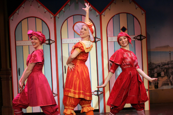 Susan Grady, Sara Hart and Mahri Relin in Goodspeed's HIGH BUTTON SHOES. (c)Diane Sobolewski.
