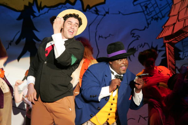 Glenn Lawrence and Trent Armand Kendall in Goodspeed's LI'L ABNER. (c)Diane Sobolewski.