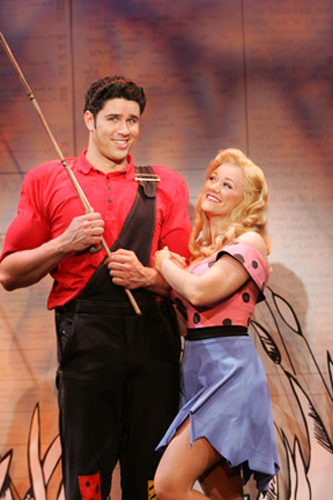 Christeena Michelle Riggs and Glenn Lawrence in Goodspeed's LI'L ABNER production. (c)Diane Sobolewski.