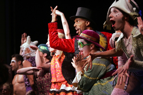The cast of Goodspeed's production PIPPIN 1. (c)Diane Sobolewski