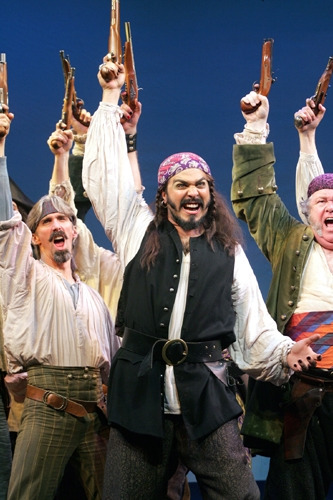 Matt Baker, Andrew Varela, and John O'Creagh in Goodspeed's PIRATES OF PENZANCE (c)Diane Sobolewski