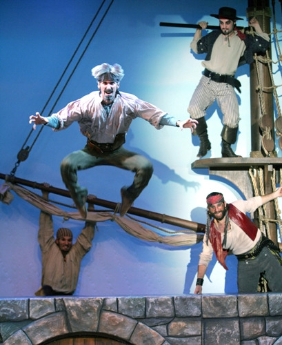 Michael Rossmy, Matt Baker, Ryan Bauer-Walsh and Daniel Spiotta in Goodspeed's PIRATES OF PENZANCE (c)Diane Sobolewski